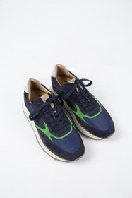 Resim Krahe Calista Erkek Hakiki Deri Bağcıklı Laci-Yeşil Sneakers 