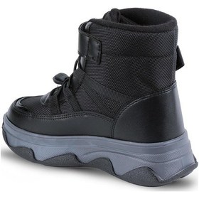 Resim Kaptan Junior Erkek Çocuk Kürklü Traking Bot Postal Bot Kar Botu Soğuğa Dayanıklı Pgme 52260 Siyah 