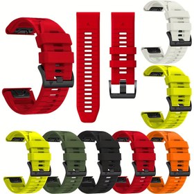 Resim Quickfit Silikon Kordon Kayış 22/26mm, for Garmin Fenix 7 7X 6X 6 Pro 5X Plus 5 Plus için Uygun, for Garmin Tactix 7 Pro/7 Instinct 2X/2 Quatix 3/5 Forerunner 935 945 965 955 D2 Mach 1 D2 Delta PX Yedek Bileklik Akıllı Saat Kayışı 
