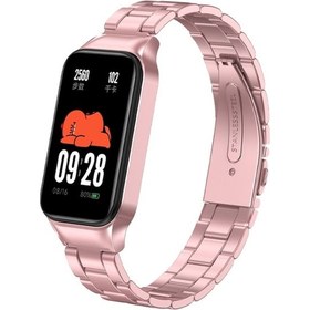 Resim Sones Redmi Band 2 Üç Boncuklu Metal Saat Kordonu 