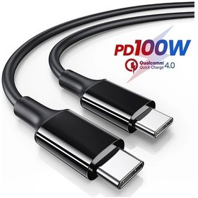Resim Ally Usb Type-C Pd3.1 100W(20V-5A) Hızlı Veri Şarj Kablosu 1Metr-Siyah 
