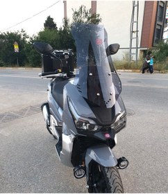 Resim Motocam Rks Freccia Ön Cam 2022-2026 Model 65cm Füme Renkli 4mm Orta Boylu 