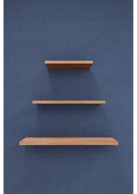 Resim Asra Trend Modern 3'lü Uçan Raf Çok Amaçlı Duvar Rafı Organizer %100 Mdf Kitaplık Mutfak Banyo Rafı Drf05 Petra 