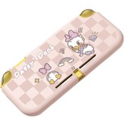 Resim Nintendo Switch Lite Buzlu Kabartmalı Koruyucu Kılıf Tpu Yumuşak Kılıf Papatya 