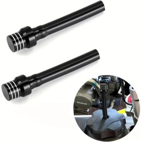 Resim Hightower 2 Adet Cnc Evrensel Atv Quad Crf Klx Drz Dirt Pit Motosiklet Yakıt Tankı Kapak Vantilasyon Hortumu Mavi 