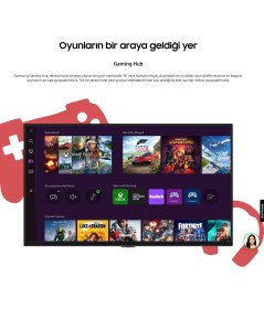 Resim Samsung M5 (2025 Model) 32 Inç FHD Wi-Fi+Bluetooth+Smart Hub+Akıllı Kumanda Hoparlörlü Smart TV (2 Yıl Samsung Türkiye Garantili) 