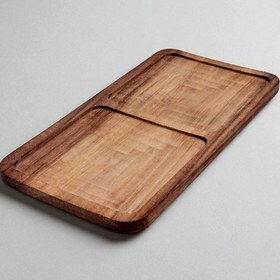 Resim Akasya İki Gözlü Yağdanlık Altı 23x12CM KW-921 