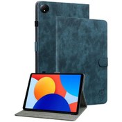 Resim Xiaomi Redmi Pad Se 4g 8.7 İnç Kılıflar İçin Kaplan Baskı Çizilmez Pu Deri Tablet Kapak 