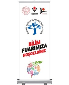 Resim Bilim Fuarı Roll Up Banner-4 Tek Ebat 