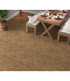 Resim Yer Kaplama Zemin Kaplama Folyosu 65X130 cm Ahşap Parke Doku 