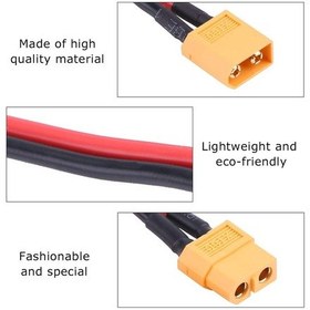 Resim XT60 Konnektör Kablosu XT-60 Erkek - Dişi Fiş Uzatma Drone 12AWG 600v 