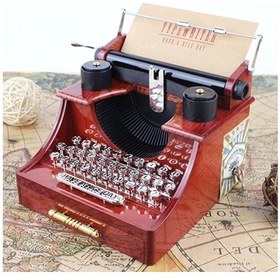 Resim Daktilo Müzik Kutusu - 