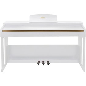 Resim JWIN SDP-214 Çekiç Aksiyonlu 88 Tuşlu Dijital Piyano Beyaz 