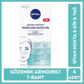 Resim Nivea Siyah Nokta Temizleyici ve Gözenek Arındırıcı Burun T-Bant 1 Kutu 