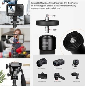 Resim Koolehaoda Metal Tripod Tabanlı Kamera Alüminyum Monopod. 6 Bölüm 