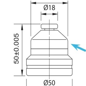 Resim Fett HP-50Z Vertex Z Eksen Optik Tip Yükseklik Sıfırlama 