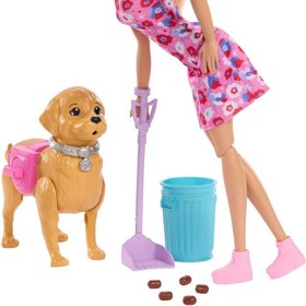 Resim Barbie ve Köpekçiğin Yürüyüş Zamanı Oyun Seti JJB46 
