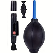 Resim 7 Parça/4 Parça Bilgisayar, Telefon & Kamera Temizlik Seti - Güçlü Hava Üfleyici, İçi Boş Sprey Şişesi (Sıvısız), Mikrofiber Bezler ve Fırçalarla Tam Profesyonel Lens ve Aksesuar Bakım Kiti – Kameraların, lenslerin ve Ekipmanların Etkili Bir Şekilde Temizlenmesi İçin Vazgeçilmez. Rastgele Renkler 