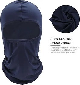 Resim Vaguelly Balaclava Motosiklet Tam Boyun Örtüsü Açık Hava Sporları İçin Güneş Maskesi 