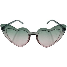 Resim Parti Gözlük Mika Kalp Model Yeşil Pembe Tüm Yaşlar 