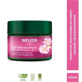 Resim Weleda Yabani Gül Özlü Kırışıklık Karşıtı Pürüzsüzleştirici Gece Bakım Kremi 40ml 