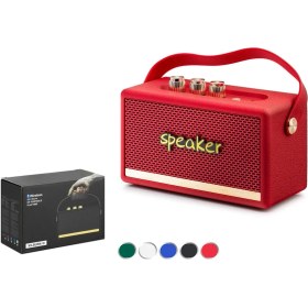 Resim Hadron Kılburn3 Kırmızı Bluetooth Nostalji Speaker168-103-72MM 