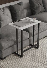 Resim Çalışma Masası Laptop Sehpası Kahvaltı Masası Servis Sehpası - Beyaz Beyaz 