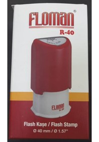 Resim Floman R-40 Yuvarlak Kaşe 40x40 MM Kullanım Alanı Siyah 