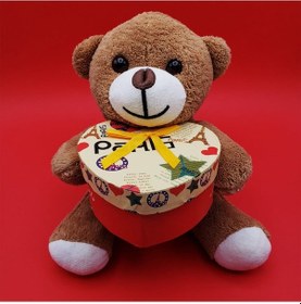 Resim Larimar Hediyelik Kahverengi Kutulu Ayıcık - 9023956090964lmr 