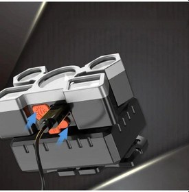 Resim Büro Ev Ofis Aydınlatması İçin 5led 4mod Şarjlı Cob Led Avcı Balıkçı Kafa Lambası Gri 