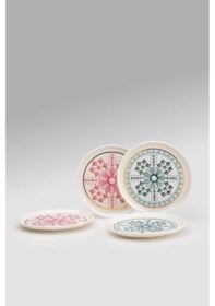 Resim Porselen 4 Parça 15 Cm Pasta Tabağı Chirpy Açık 