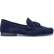 Resim D.leporı Erkek Hakiki Deri Lacivert Süet Loafer Ayakkabı 1018 06 Erk Ayk Y24 Blu Suede Çok Renkli 