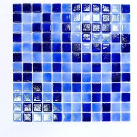 Resim MozaiKristaL Havuz Ve Yaşam Alanlarının Tüm Yüzeyleri Için 25x25 Mm Cam Mozaik. ( 1koli = 1 M2 Fiyatıdır ) 