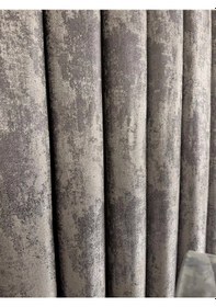 Resim Nivemeshome Pera V-5402 Antrasit 1/3 Sık Pileli Fon Perde Apm Antrasit 