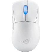 Resim Asus Rog Kerıs Iı Wıreless Ace Oyuncu Mouse 42000 Dpı 750 IPS Optik Sensör Aura Sync Rgb Beyaz 