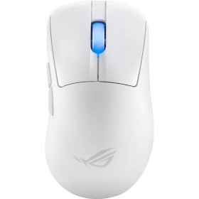 Resim Asus Rog Kerıs Iı Wıreless Ace Oyuncu Mouse 42000 Dpı 750 IPS Optik Sensör Aura Sync Rgb Beyaz 