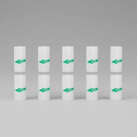 Resim Mini Taşınabilir Yazıcı 56MM Yapışkanlı Rulo Termal Kağıt 5 Adet Beyaz Renkli Pratik Çözüm 
