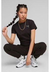 Resim Puma Better Essentıals Tee Siyah Kadın Kısa Kol T-shirt 000000000101909203 