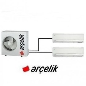 Resim Arçelik ZM18103-1218 18000 BTU 1 Dış + 2 İç Ünite (12+18) Duvar Tipi Multi Inverter Klima 