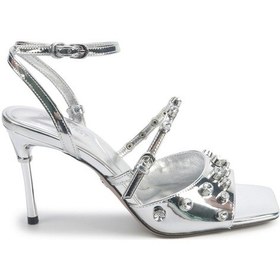 Resim Nine West Irene2 5pr Gümüş Kadın Topuklu Sandalet 000000000102012040 Gümüş 