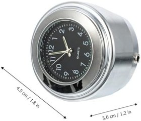 Resim Motosiklet Saati Gidona Monte Edilen Gece - Sağlam Alüminyum Kompakt Bisiklet Motosiklet Zaman Göstergesi 