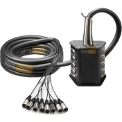 Resim AyrStore STAGE-8C-20M 8 Kanal 20 Metre Multicore Kablolu Hazır Stage Box 