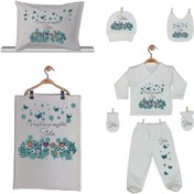 Resim Pia Baby Gl 1943-06 Isme Özel Yastık Battaniye Zıbın Set 