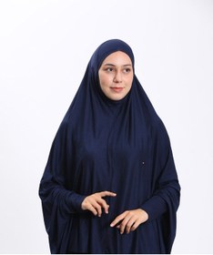 Resim Zahranur Asya Model Namaz Elbisesi - Lacivert 