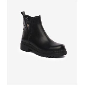 Resim Greyder 31022 Kadın Hakiki Deri Fermuarlı Kısa Urban Bot Siyah 