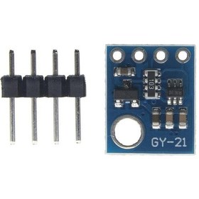 Resim Gy-21 Sı7021 Endüstriyel Yüksek Hassasiyetli Sıcaklık Ve Nem Sensörü I2c Iıc Arayüz 