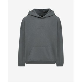 Resim Skechers M Essential Hoodie Sweatshirt Erkek Gri Sweatshirt S242110-003 Antrasit 
