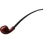 Resim Vauen Lesepfeife 3613 9mm. Filtreli Ebonit Saplı Pipo 