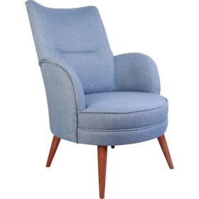 Resim Ze10 Design Victoria Tekli Koltuk Indigo Mavi 