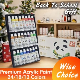 Resim Gelişmiş Akrilik Boya Seti, 24 Renkli Mini Kombinasyon (Her Renk 5Ml), Öğrenciler ve Sanatçılar İçin Temel Seçim. Canlı Renkler, Jel Dokusu, Pürüzsüz Uygulama, Hızlı Kuruma ve Solmaya Dayanıklı. Kanvas, Ahşap, Taş ve Diğer Malzemeler İçin Uygun, DIY El Sanatları ve Boyama İçin Mükemmel, Kullanımı Kolay, Yaratıcılığı Teşvik Eder, Sanat Tasarımı İçin İdeal Bir Araç, Paskalya, Doğum Günü, Okula Dönüş Mevsimi, Yeni Yıl ve Günlük Hediyeler İçin Mükemmel Bir Hediye. 